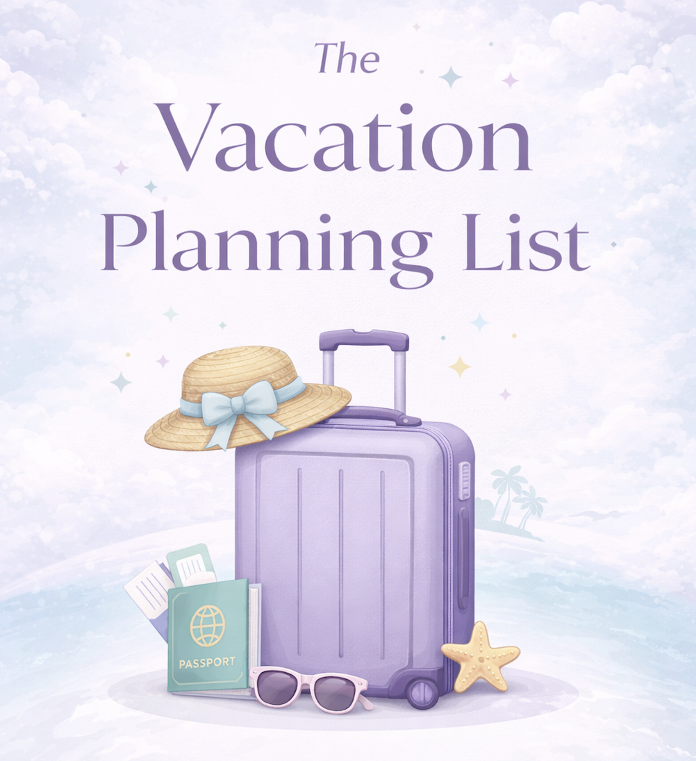 The Vacation Planning List