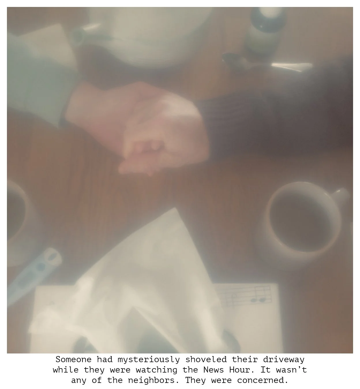  Title: "Someone had mysteriously" Series: Extremities