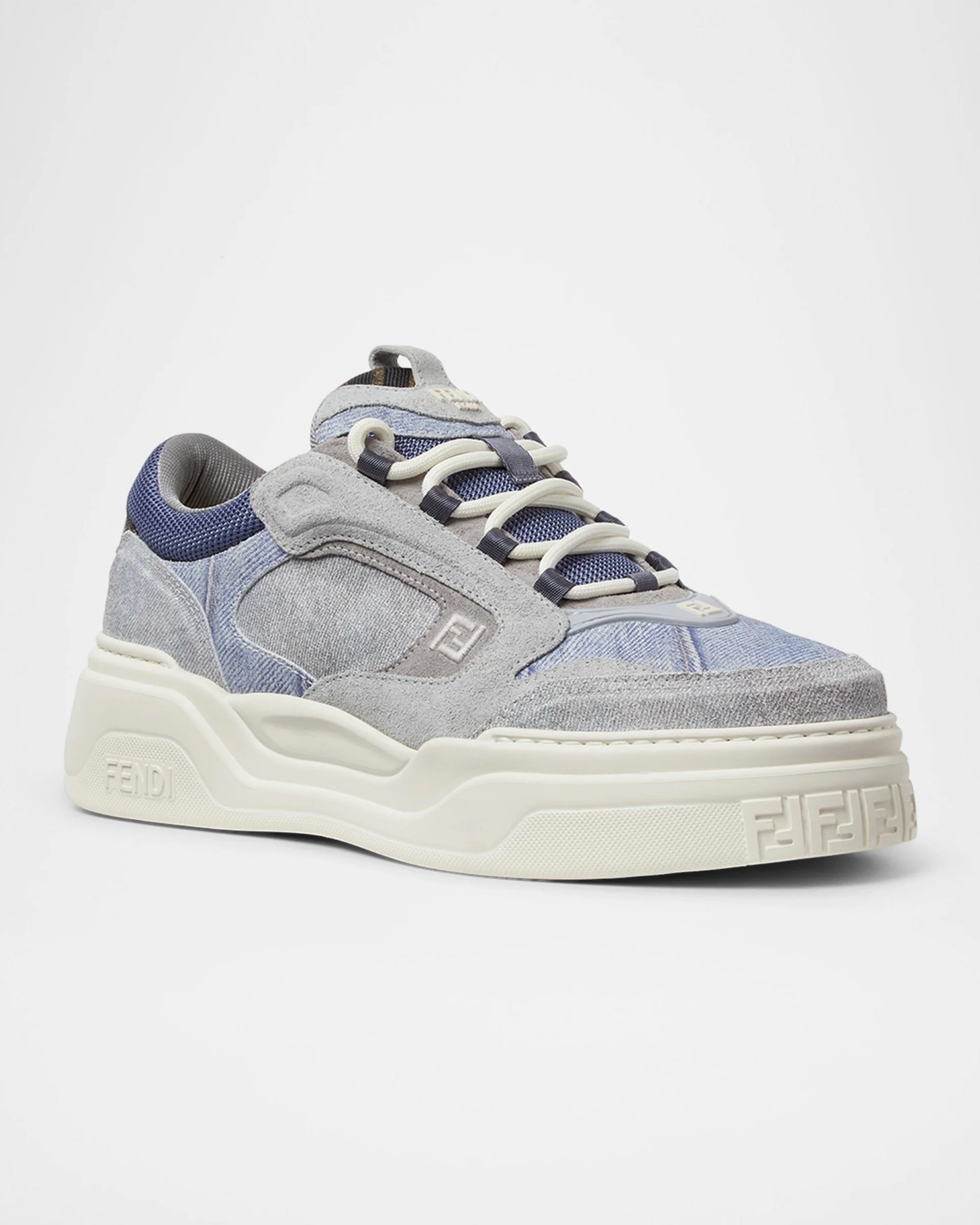 Fendi Force Sneaker in Gray