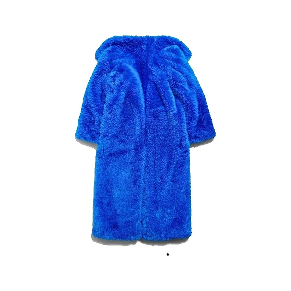 Balenciaga Faux Fur Maxi Coat