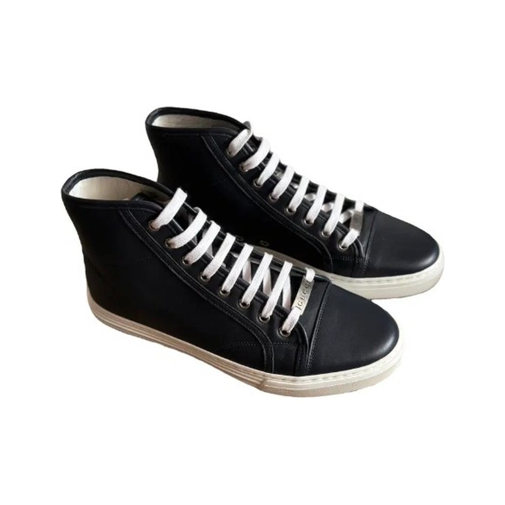 Gucci Leather High Top Sneaker Women's