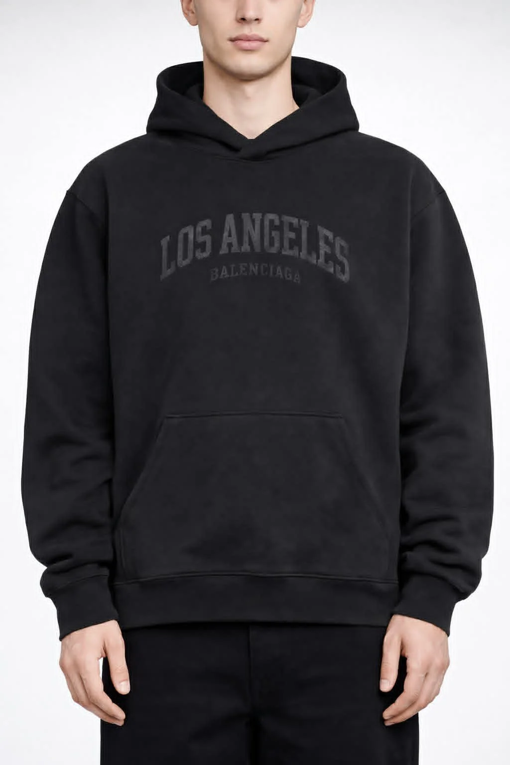 Balenciaga Los Angeles Cities Hoodie in Black