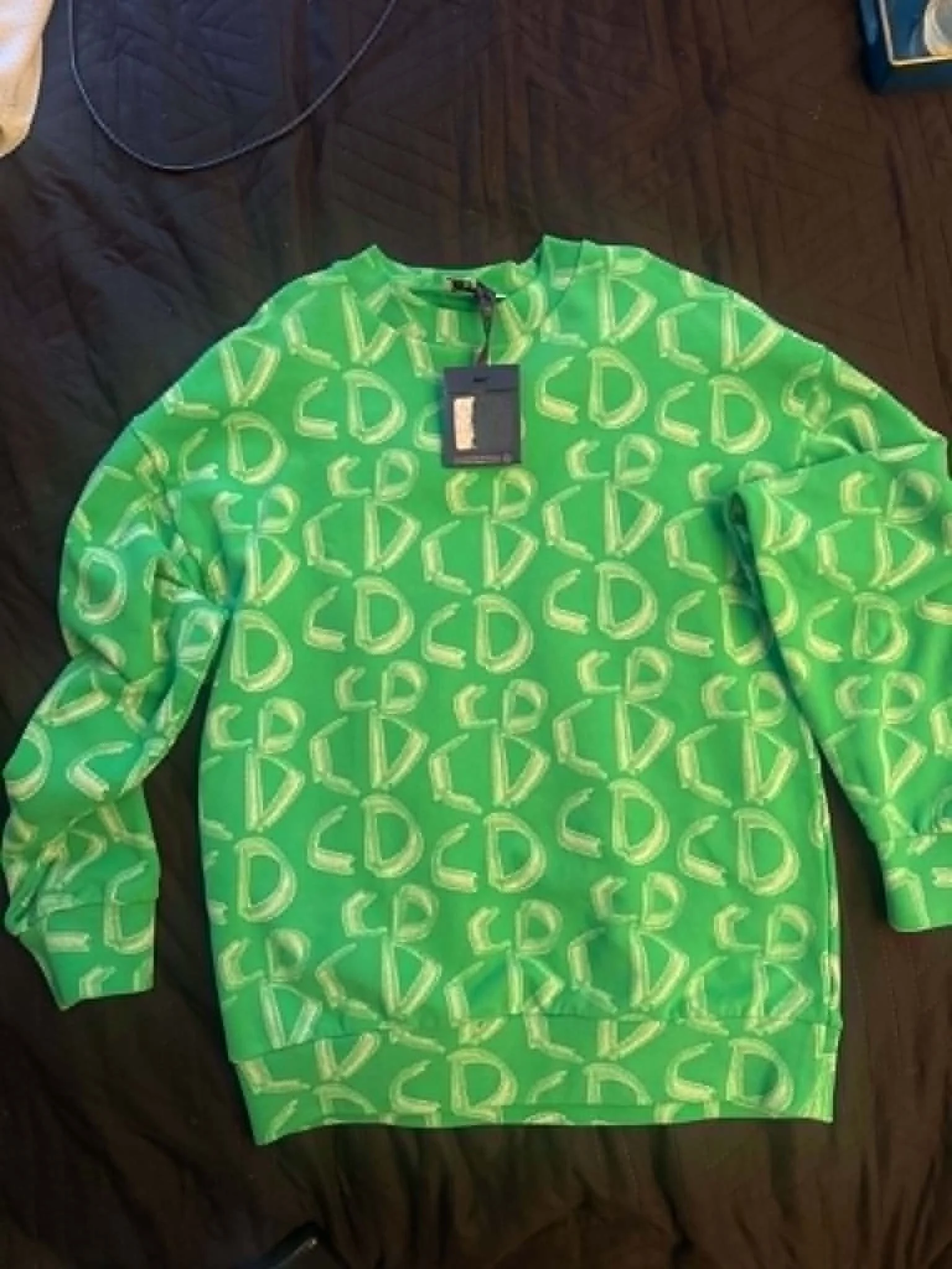 Dior Crewneck Sweatshirt in Vibrant Green (Boys 12)