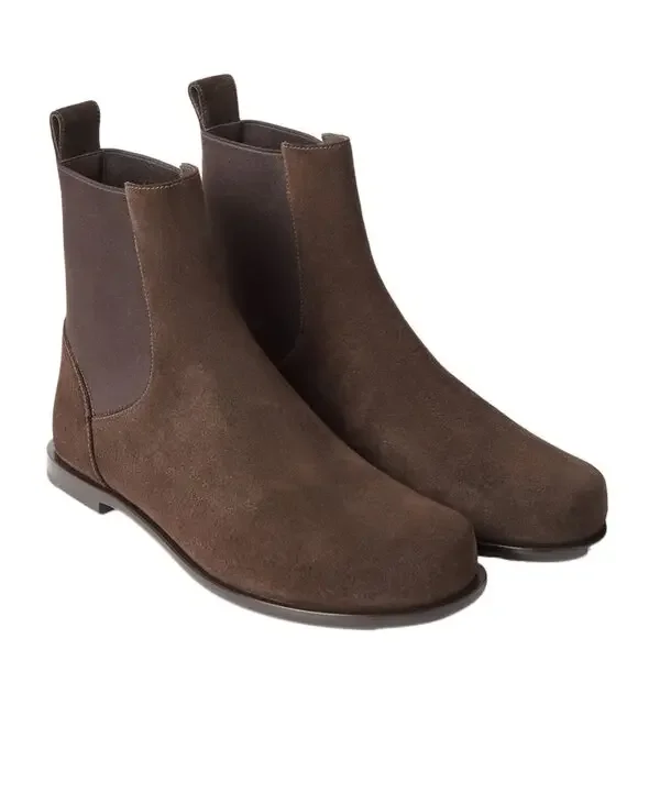 Fendi Stivaletto Chelsea Boot in Brown