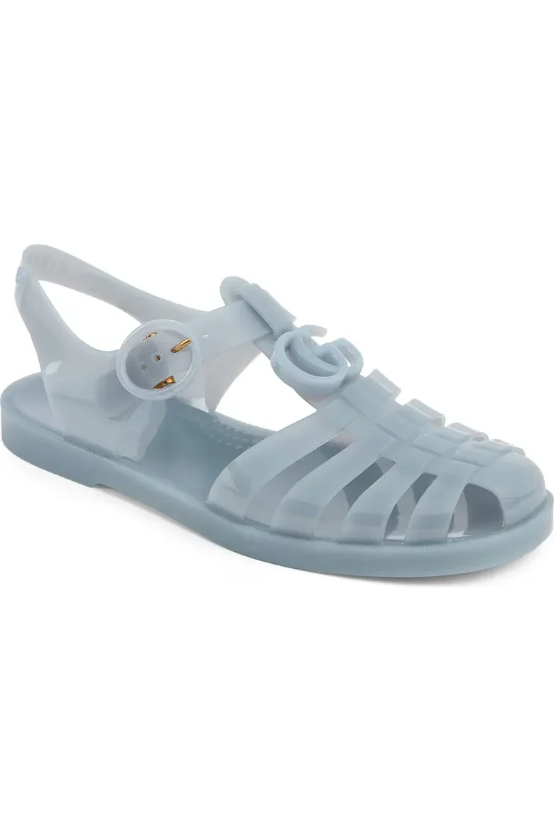 Marmont Jelly Sandal in Blue