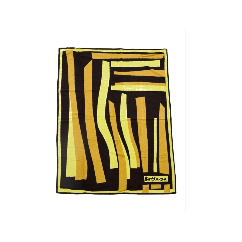 Bottega Veneta Collage Beach Towel in Yellow-Brown