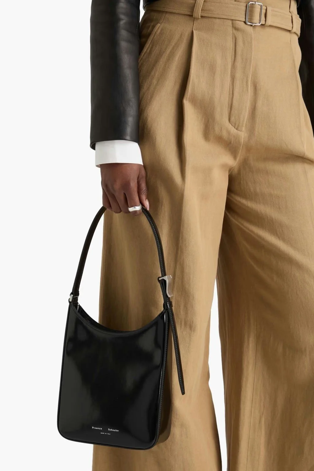 Proenza Schouler Small Leather Shoulder Bag – Modern Minimalist Essential