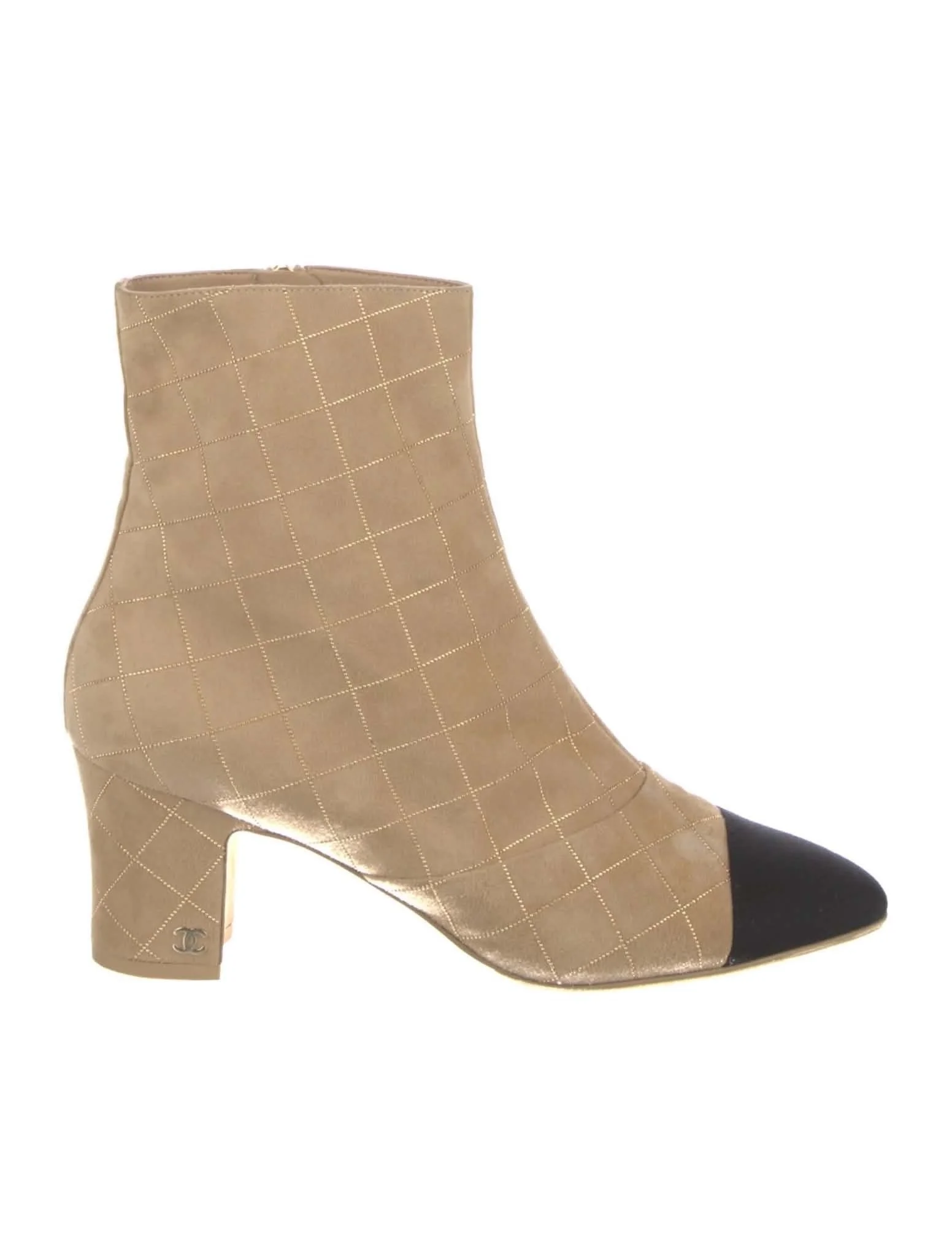 Chanel Interlocking CC Logo Boots