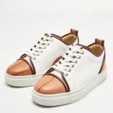 Christian Louboutin Adolon Tri-Color Leather Low Top Sneaker