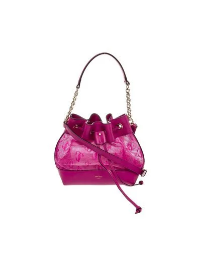 Jimmy Choo S Juno Drawstring Bag in Pink