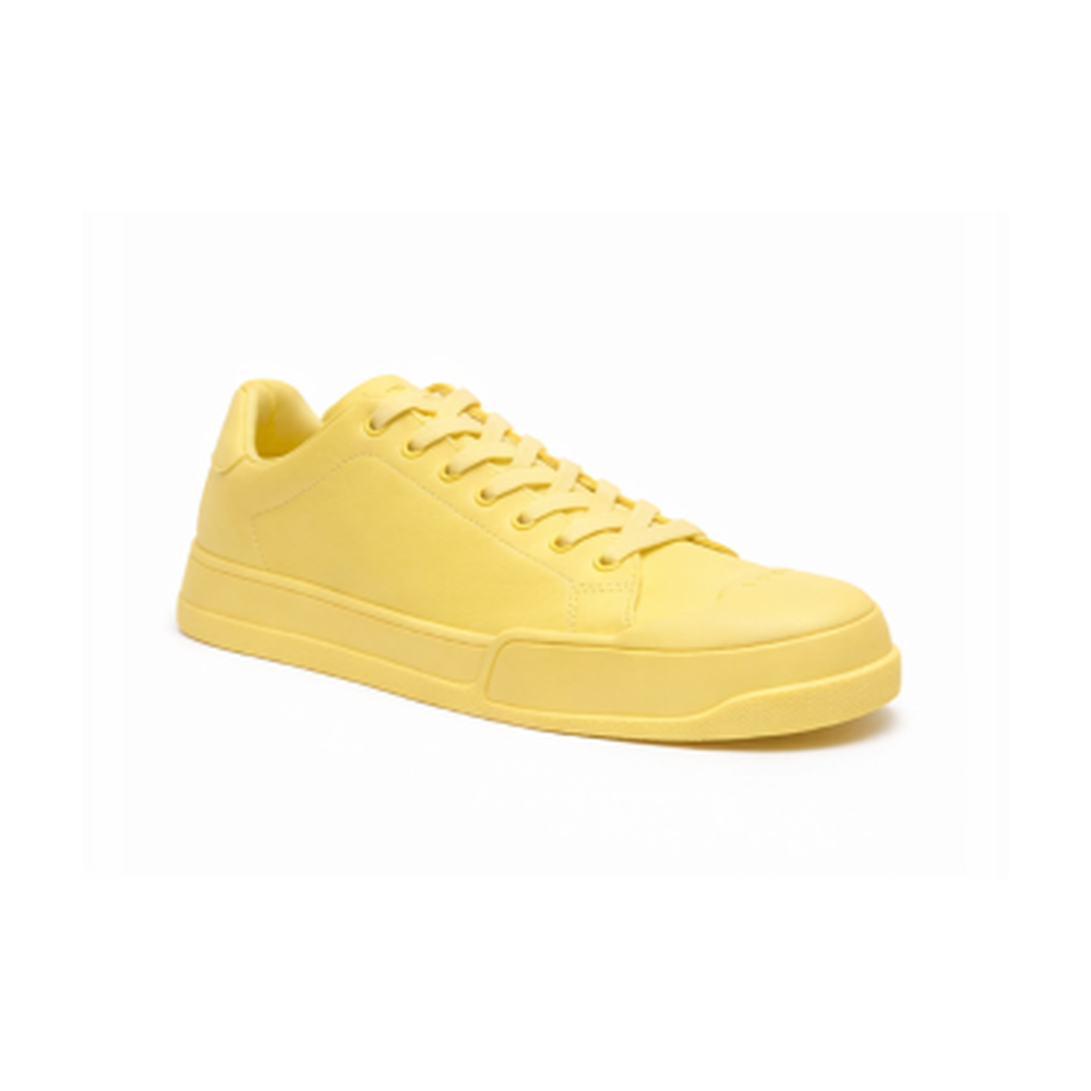 Marni Leather Sneaker in Yellow