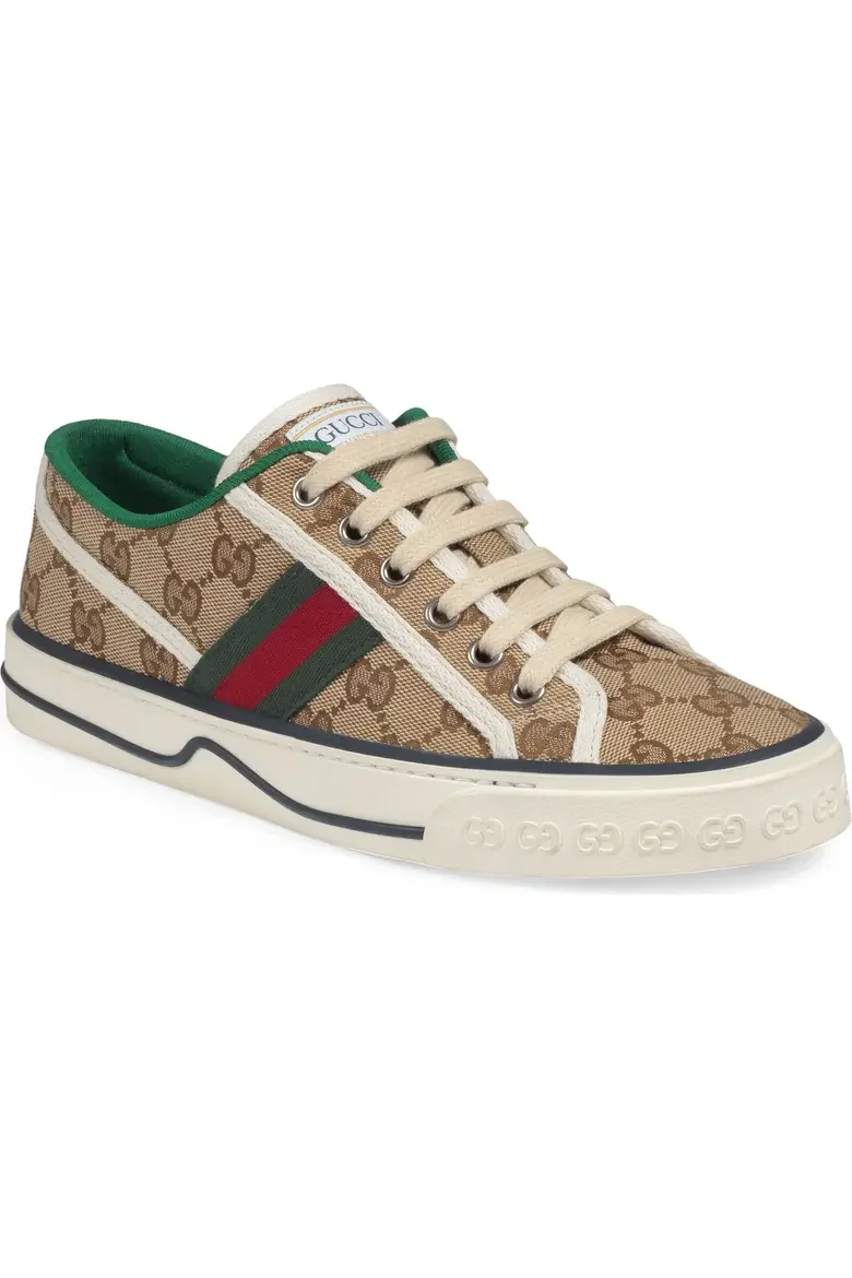 Tennis 1977 Platform Sneaker in Beige