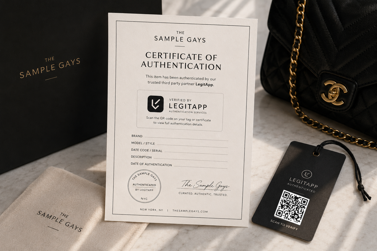 Certification of Authentication