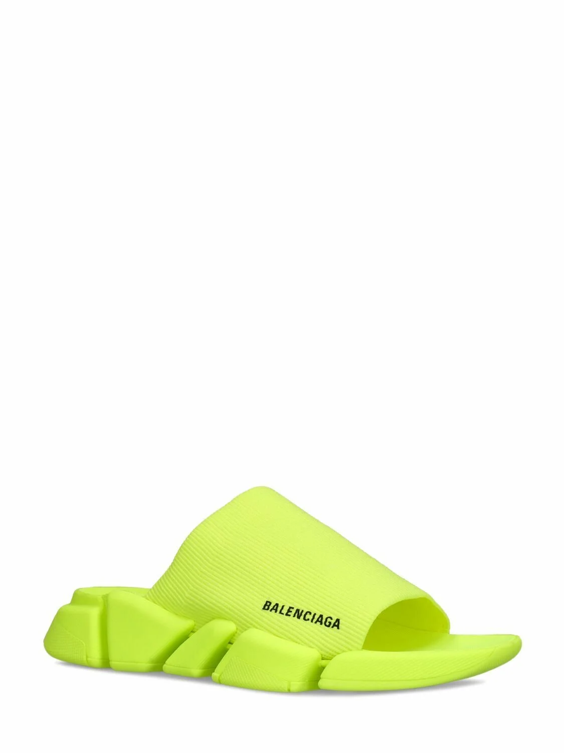 Neon Futurist Slide Sandals