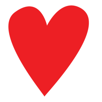 Red heart shape