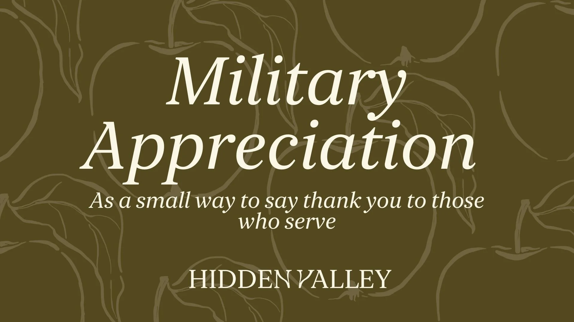 Memorial Day Weekend Military Appreciation