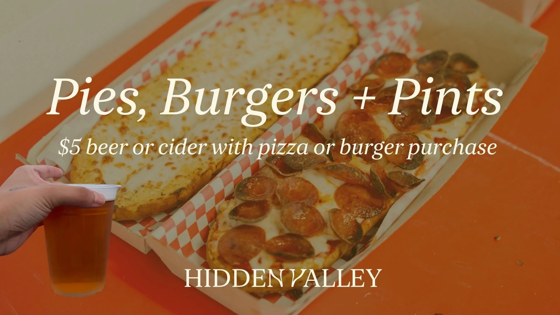 Happy Hour Special: Pie, Burger &amp; Pint