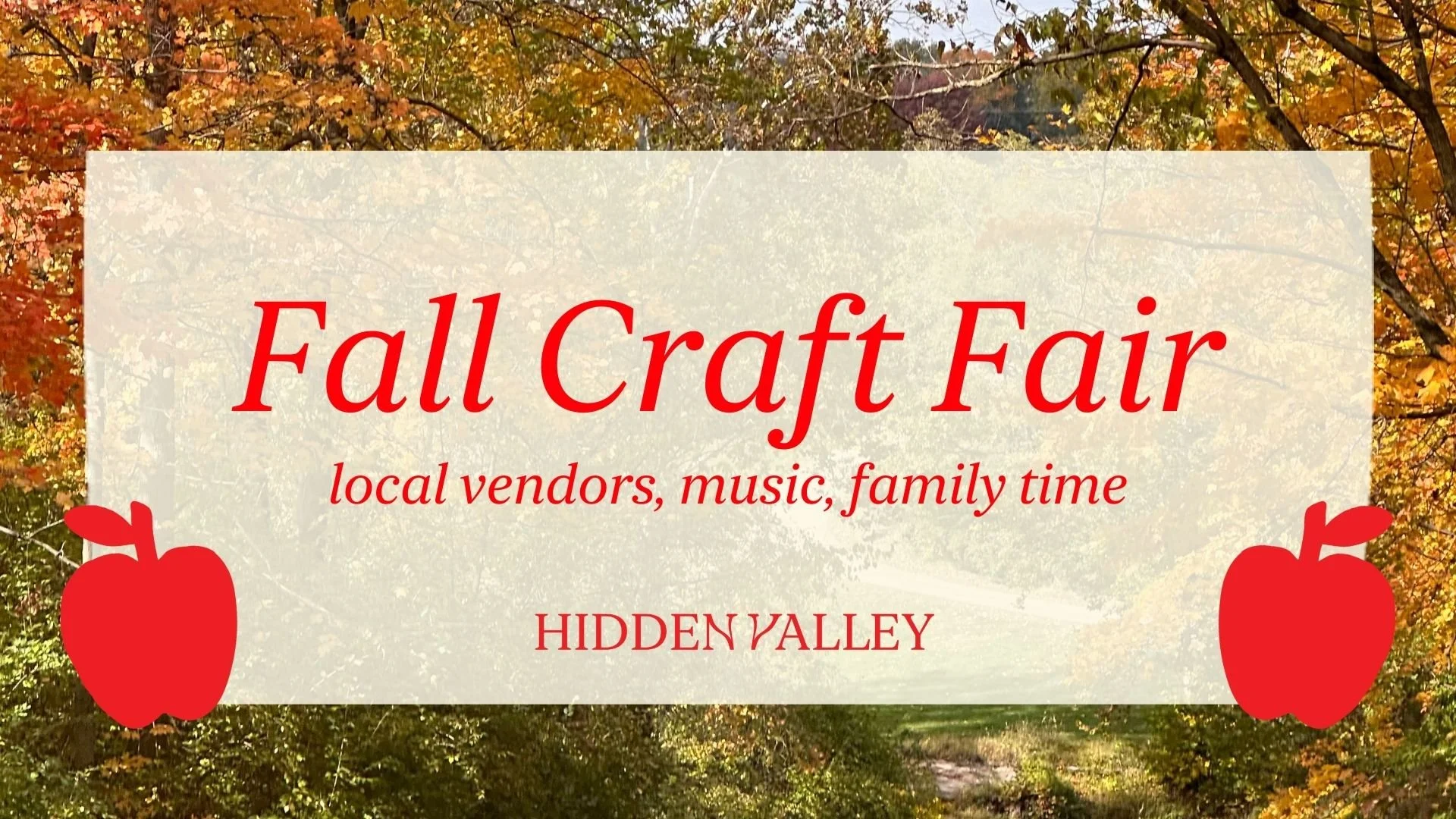 Hidden Valley Fall Craft Fair