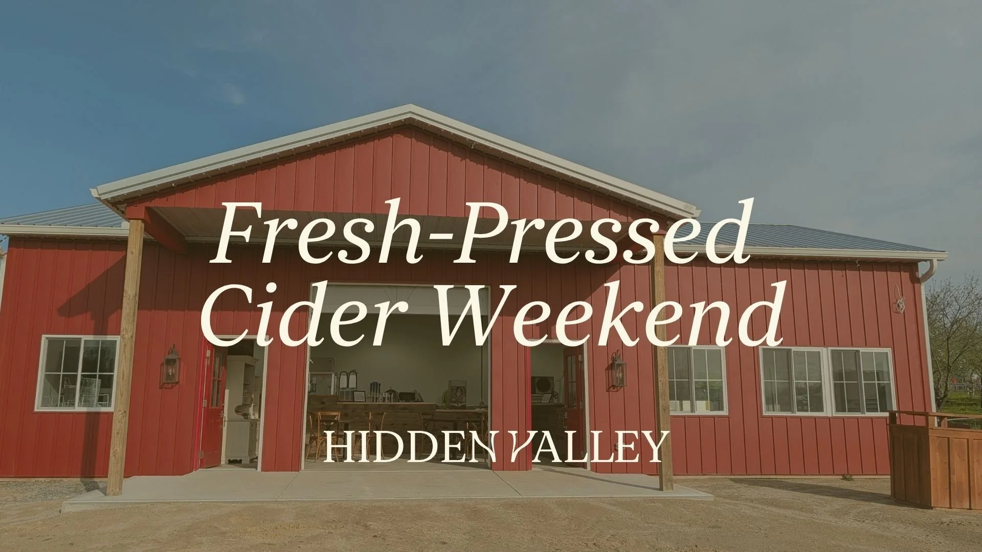 Fresh-Pressed Cider Weekend