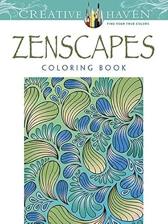 Creative Haven Zenscapes Coloring Book: Relax & Find Your True Colors by Jessica Mazurkiewicz (Author) Format: Paperback