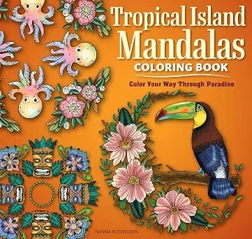 Tropical Island Mandalas Coloring Book