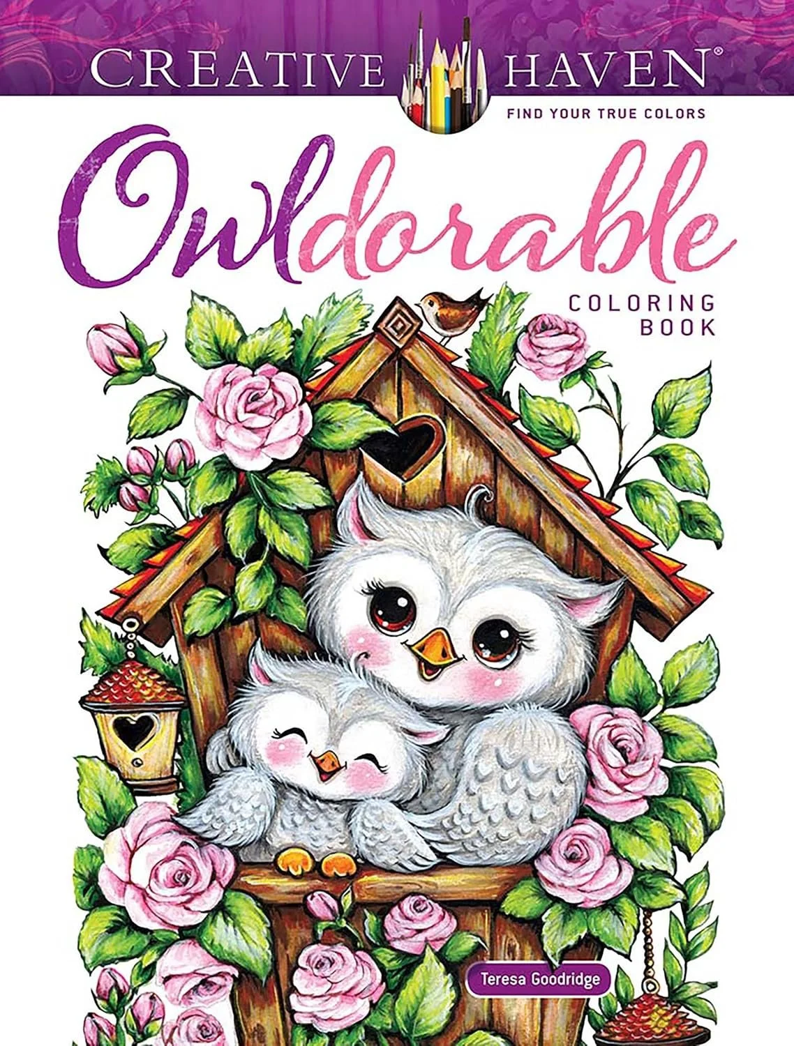 Easy Coloring Book: Large Print Designs for Adults and Seniors with 50 Simple Images of Animals, Flowers, Food, Objects, and More!