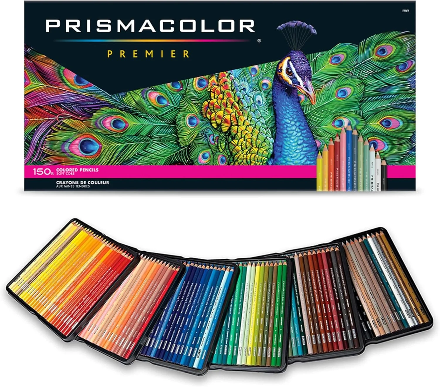 PRISMACOLOR Premier Soft Core Colored Pencils, 150 Colored Pencils (1799879)