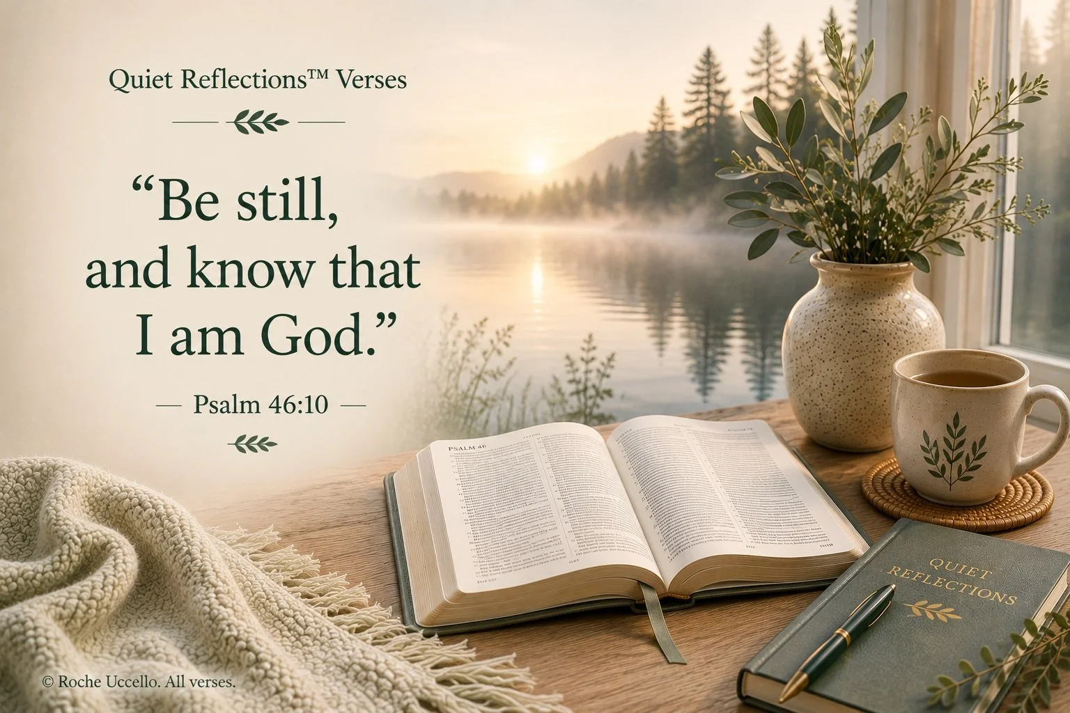 — Psalm 46:10