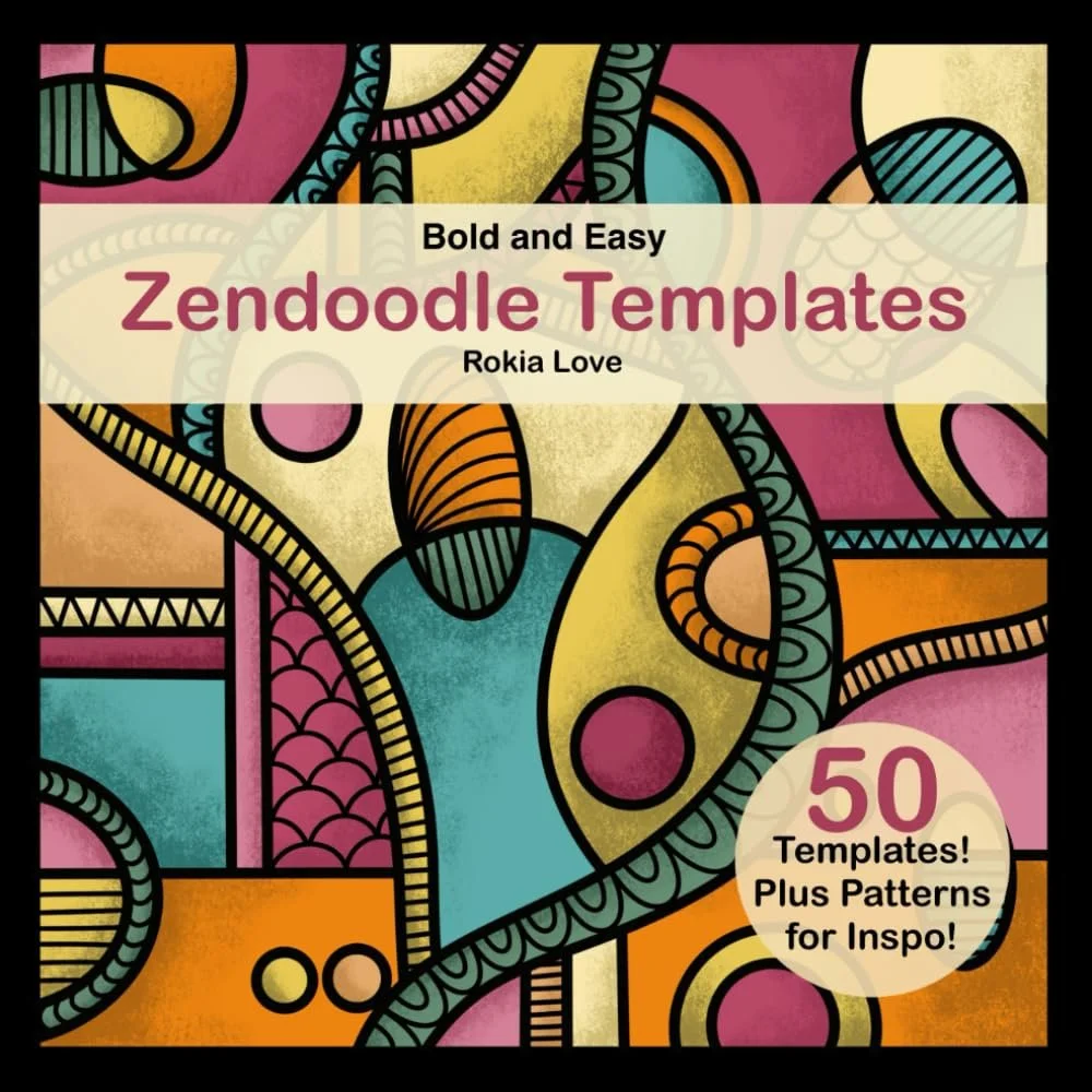 Zendoodle Templates: Bold and Easy Zendoodle Templates