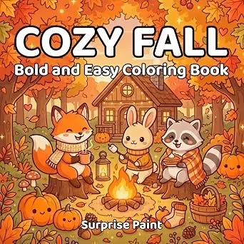 Cozy Fall Coloring Book