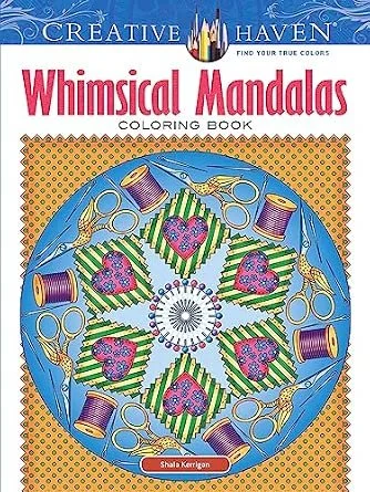 Creative Haven Whimsical Mandalas Coloring Book by Shala Kerrigan (Author) Format: Paperback