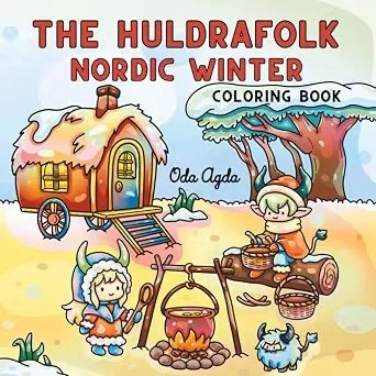 The Huldrafolk Nordic Winter Coloring Book