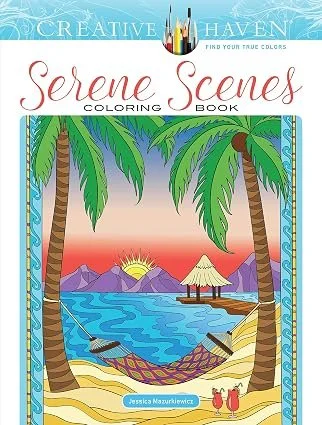 Creative Haven Serene Scenes Coloring Book: Relaxing Illustrations for Adult Colorists