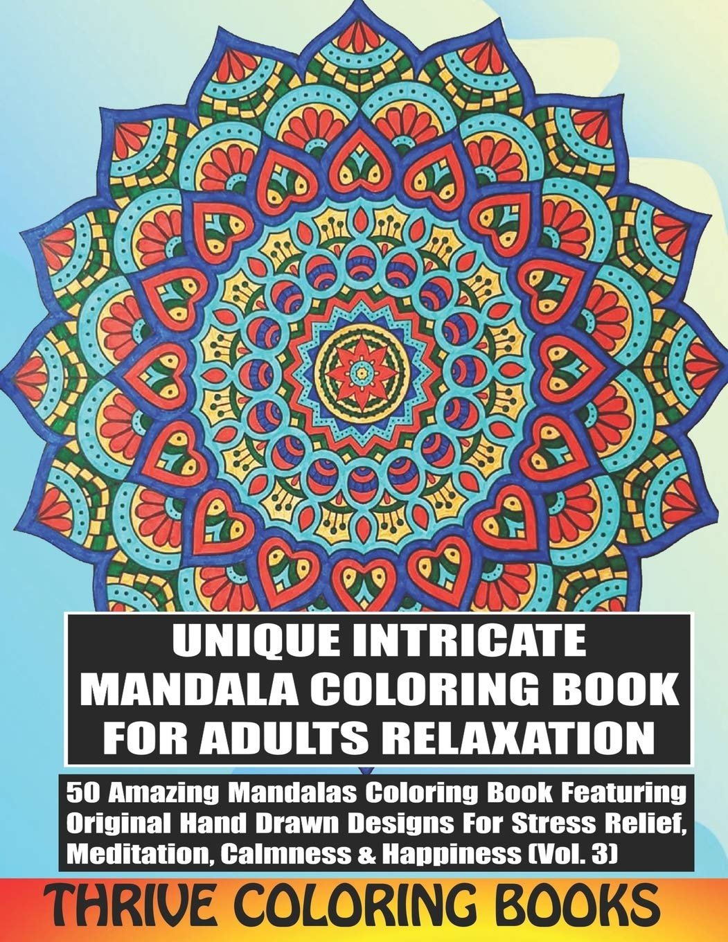 Unique Intricate Mandala Coloring Book for Adults Relaxation Indigo Books & Music