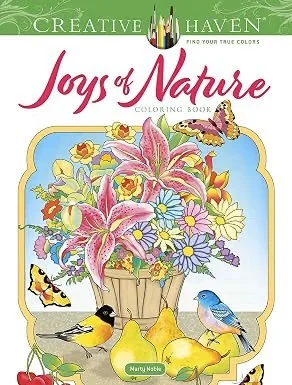  Creative Haven Joys of Nature Coloring Book 