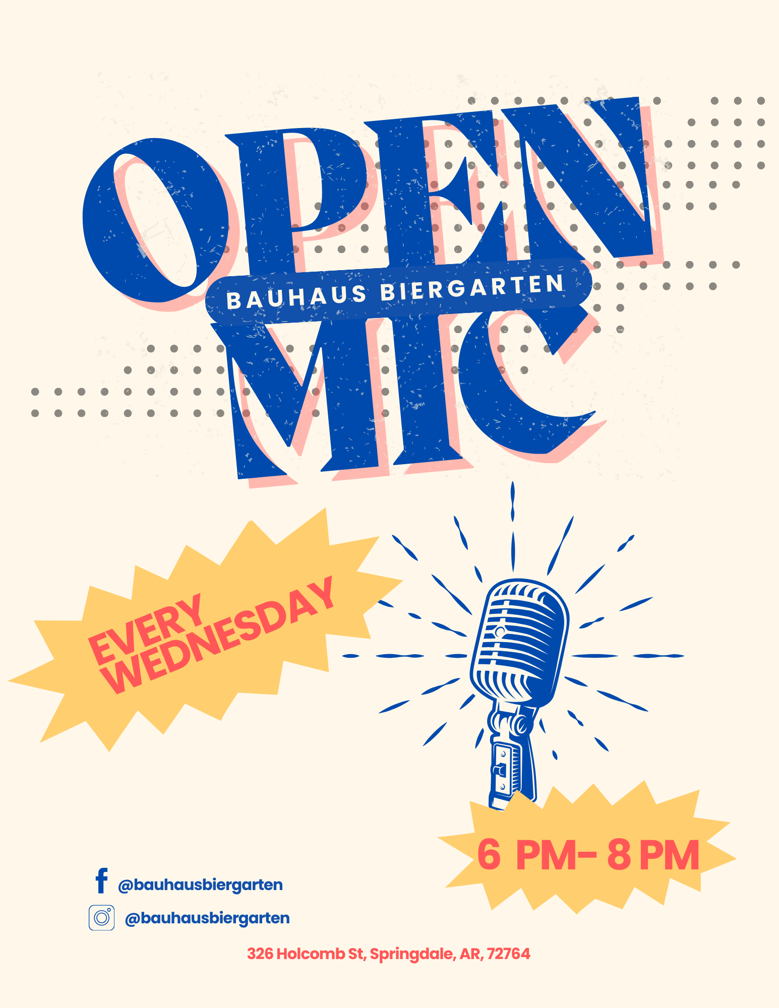 Open mic night