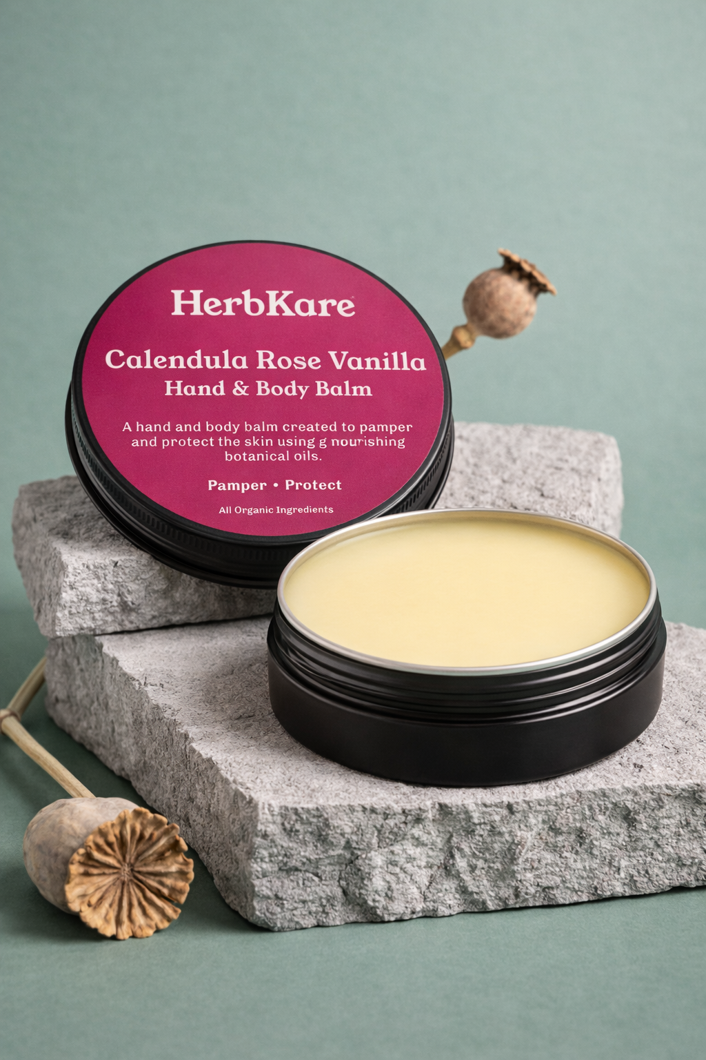 Calendula Rose Vanilla — Hand & Body Balm