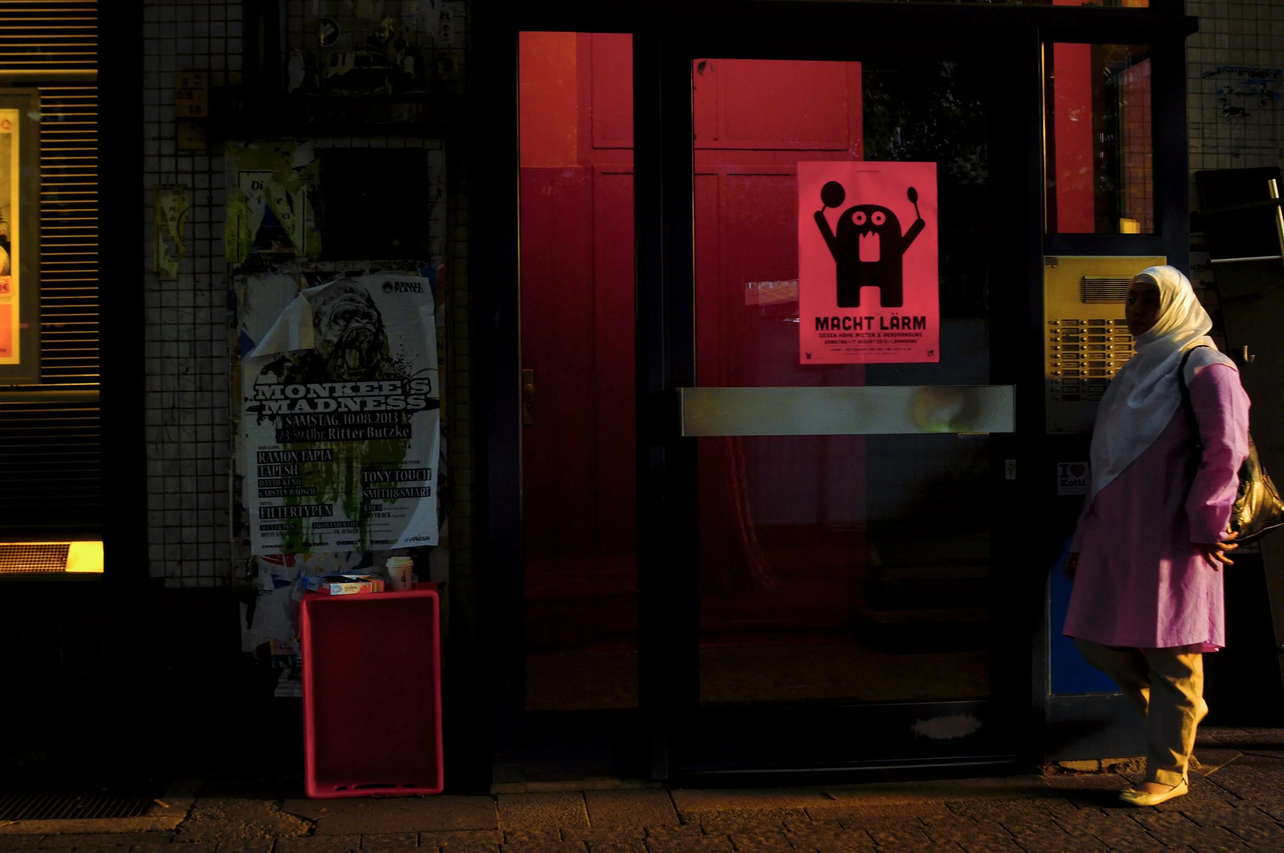 Woman Waiting on the Light