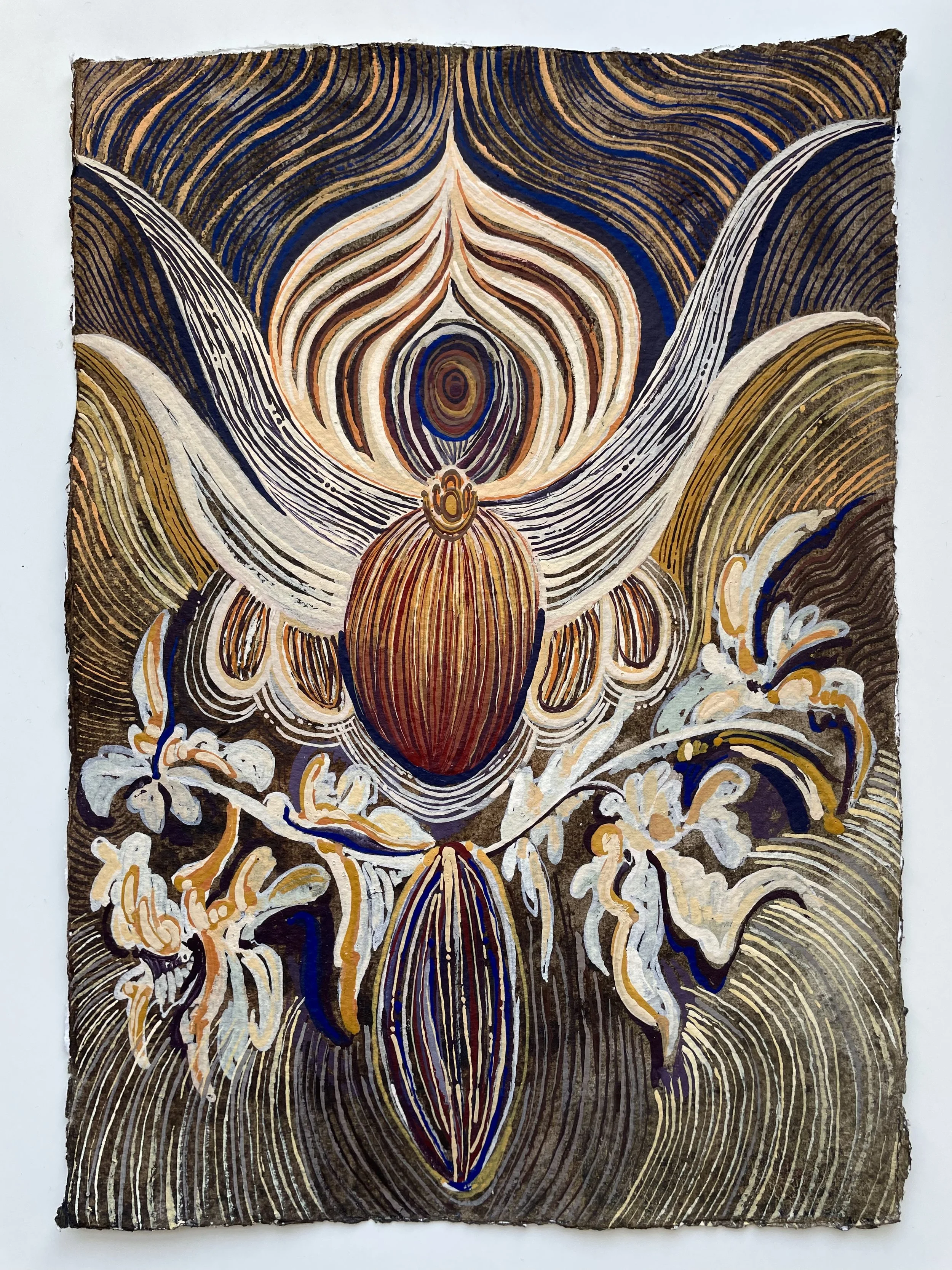 Watercolors on cotton rag paper, 210 x 297 mm