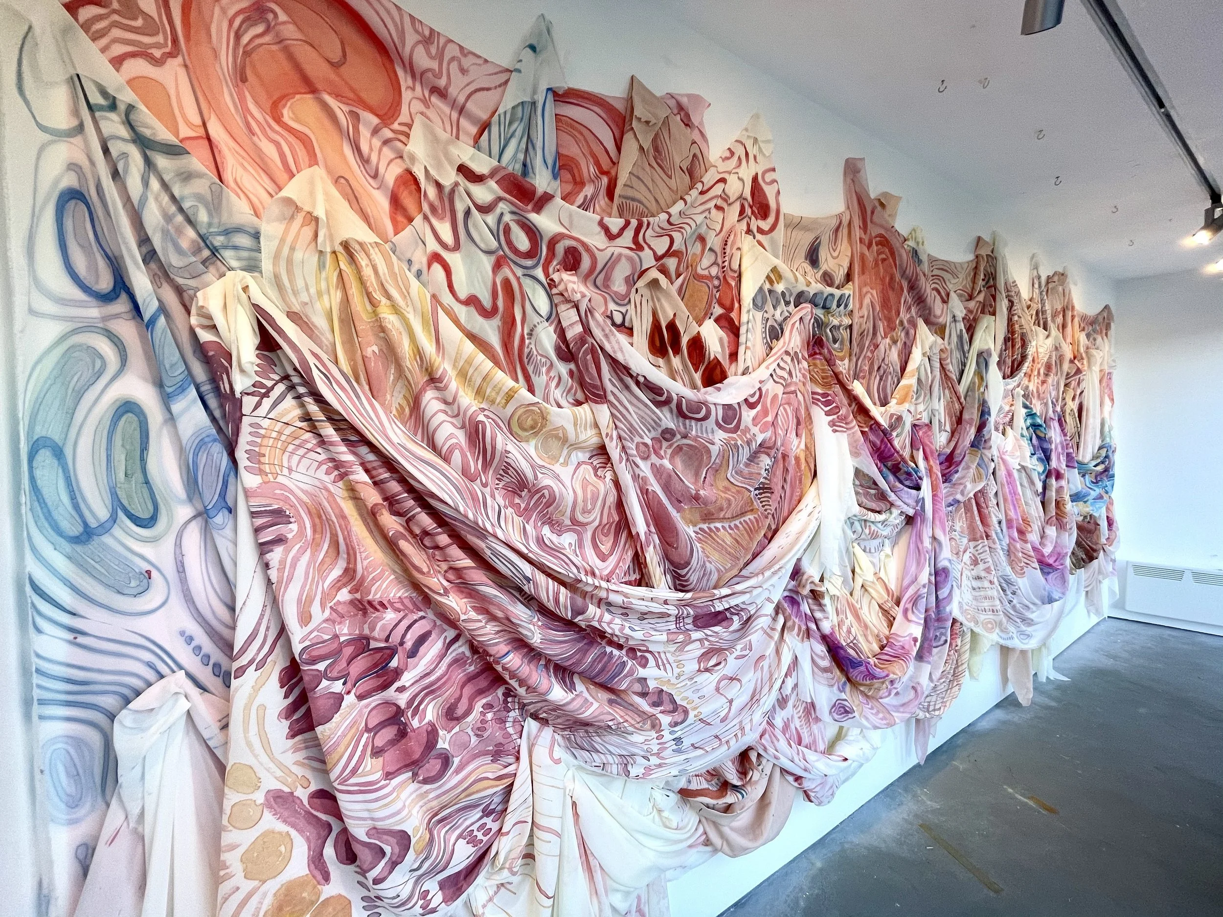 INFINITE REALITIES, Acrylic on textile materials