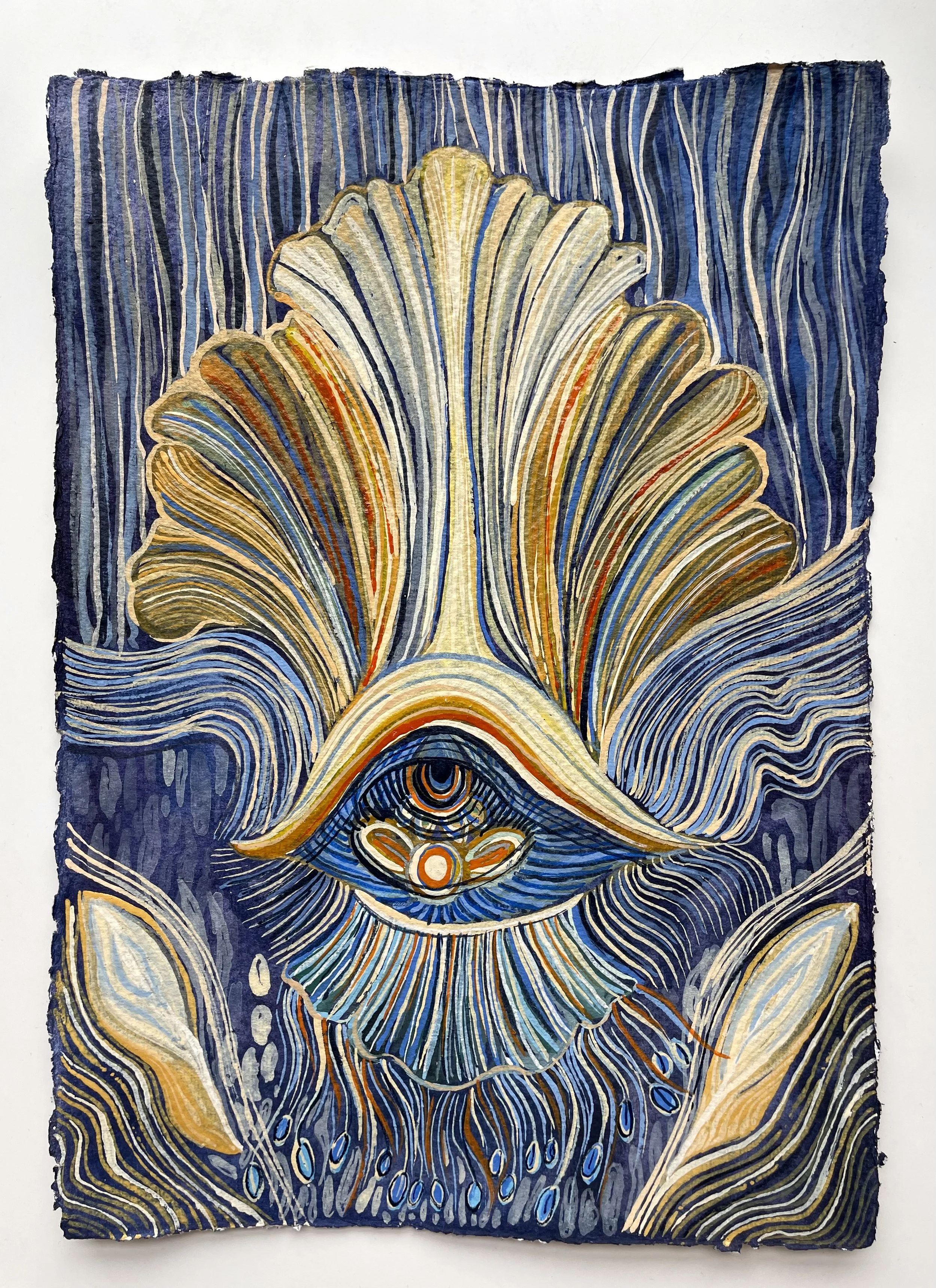 Watercolors on cotton rag paper, 210 x 297 mm