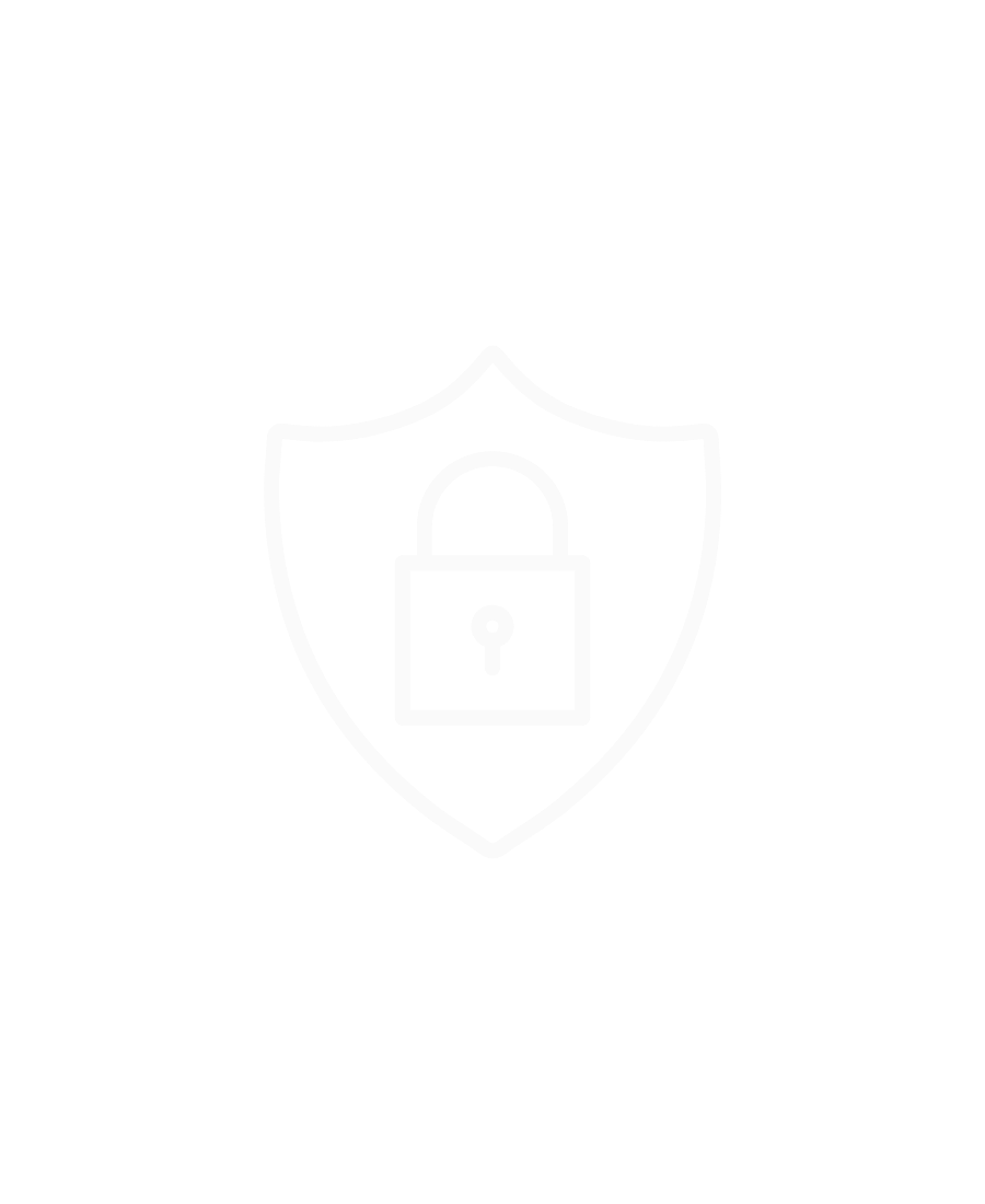 Shield icon representing data protection and privacy