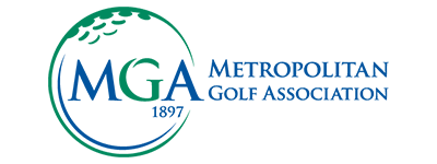 MGA Golf assc. with a blue and green design.