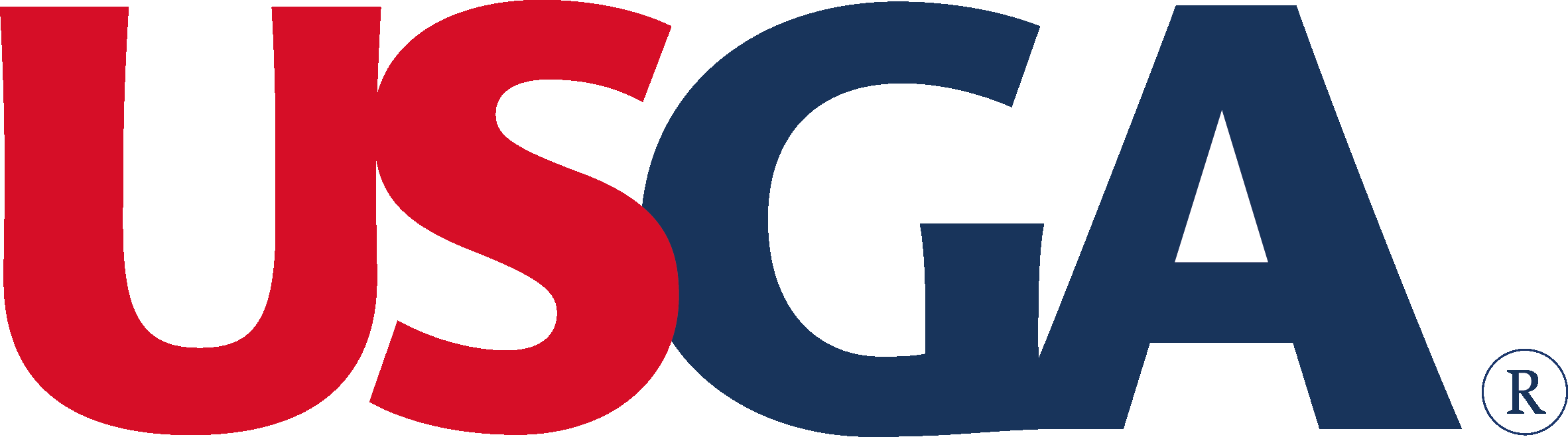 U.S. Golf Association logo in red and blue lettering