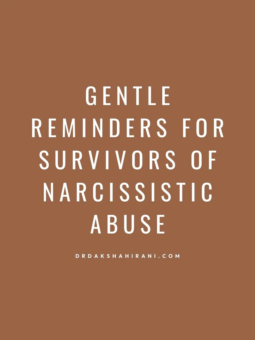 Healing from narcissistic abuse can feel confusing, lonely and full of self-doubt. These gentle reminders are here to help you reconnect with your truth, honour your experience and remember that your healing journey is valid, even on the difficult da