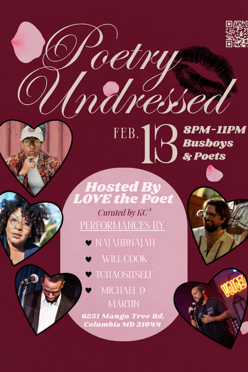 Host @ Poetry Undressed