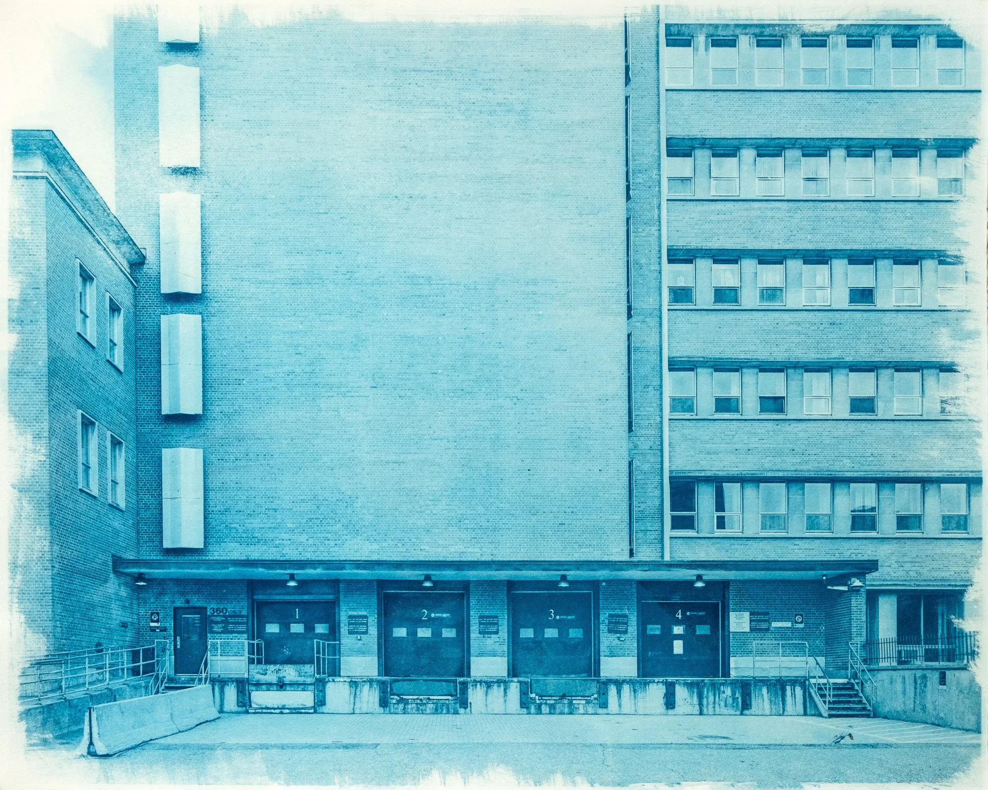 Ground Level Function
Cyanotype print on archival paper (2025) 

