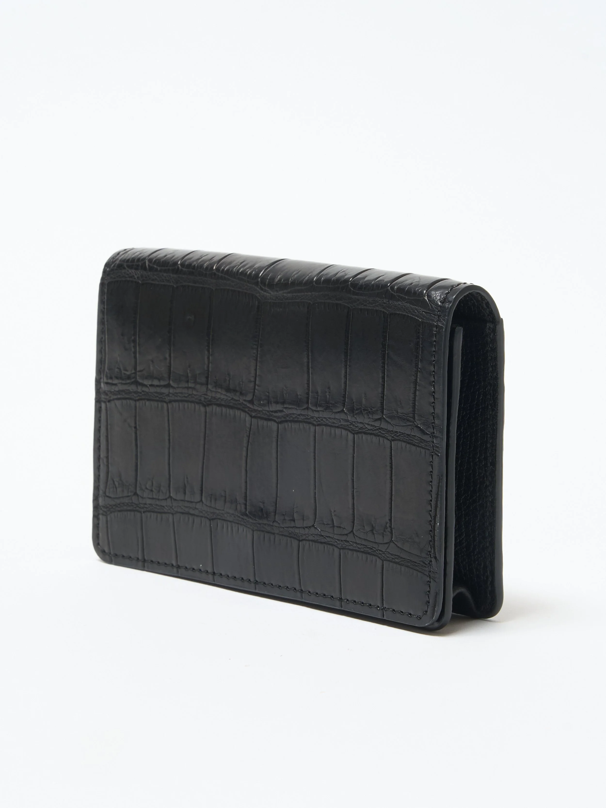 Card Case｜Porosus (Black × Sapin)