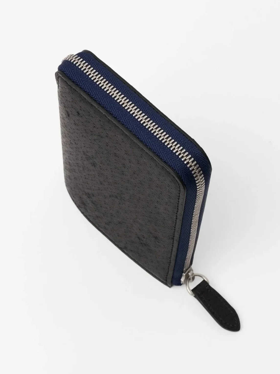 Short Wallet｜Wild Boar  (Navy × Brown)