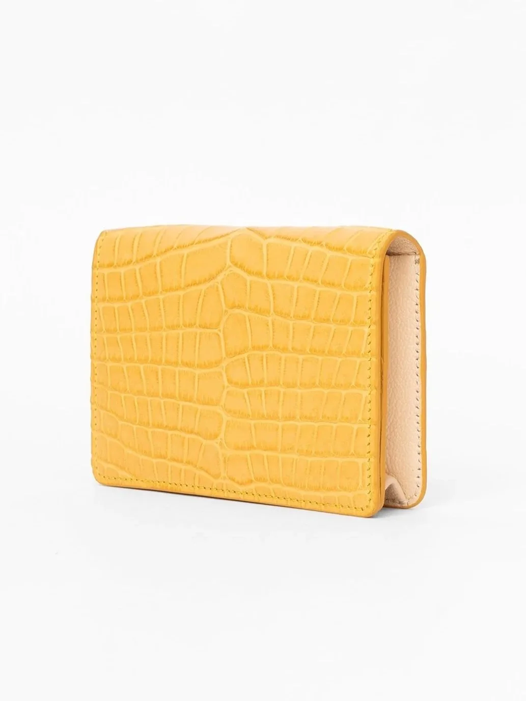Card Case｜Porosus (Yellow × Flamme)